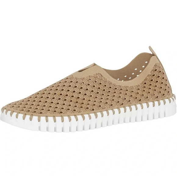 ILSE JACOBSEN HORNBAEK Women's Tulip 139 Flat | Slip-On Low-Top tan sz 8.5-9 - Picture 2 of 11